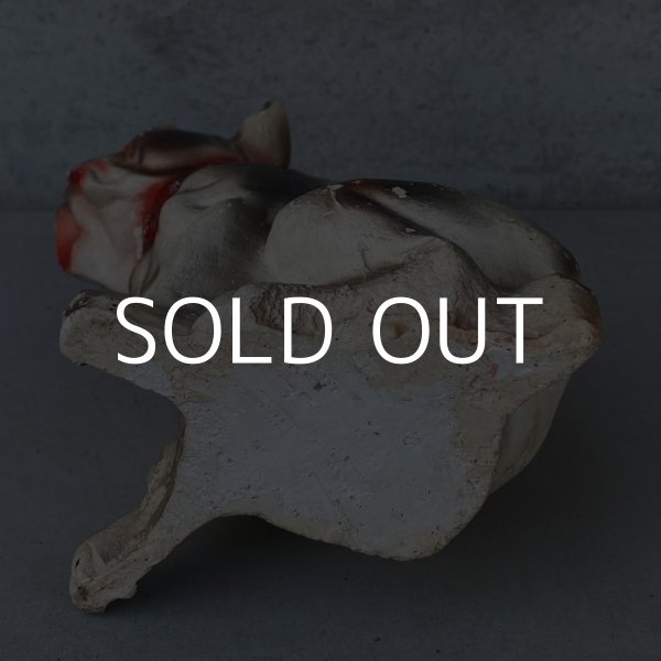 画像7: VINTAGE ANTIQUE CHALK WEAR BULLDOG ヴィンテージ アンティーク チョークウェア ブルドッグ オブジェ アメリカ / コレクタブル インテリア 置物 犬 USA (7)