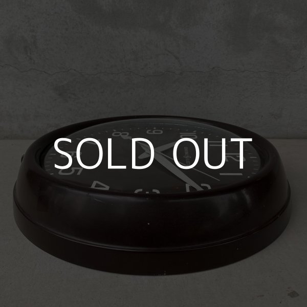 画像6: VINTAGE ANTIQUE GENERAL ELECTRIC WALL CLOCK ヴィンテージ アンティーク ウォールクロック 掛け時計 アメリカ / インダストリアル スクールクロック ダークブラウン 焦げ茶色 店舗什器 USA (6)