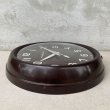 画像5: VINTAGE ANTIQUE GENERAL ELECTRIC WALL CLOCK ヴィンテージ アンティーク ウォールクロック 掛け時計 アメリカ / インダストリアル スクールクロック ダークブラウン 焦げ茶色 店舗什器 USA (5)