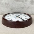 画像6: VINTAGE ANTIQUE GENERAL ELECTRIC WALL CLOCK ヴィンテージ アンティーク ウォールクロック 掛け時計 アメリカ / インダストリアル スクールクロック ブラウン 茶色 店舗什器 USA (6)