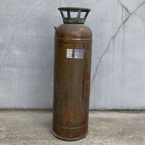 画像3: VINTAGE ANTIQUE FIRE EXTINGUISHER FYR-FYTER COMPANY ヴィンテージ アンティーク 消火器 / インダストリアル オブジェ ディスプレイ 店舗什器 真鍮 アメリカ USA (3)