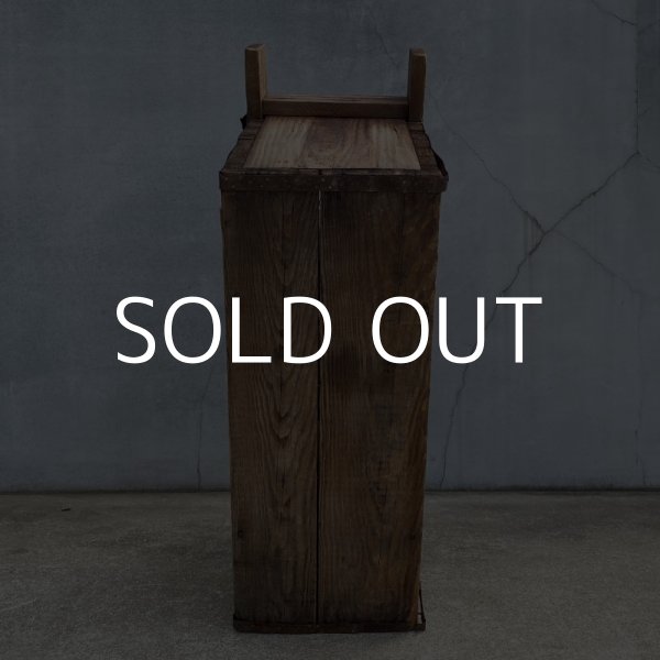 画像7: VINTAGE ANTIQUE WOOD CRATE WOOD BOX DELCO LIGHT BATTERIES ヴィンテージ アンティーク ウッドボックス 木箱 アメリカ / ディスプレイ インダストリアル バッテリー 収納 店舗什器 USA  (7)