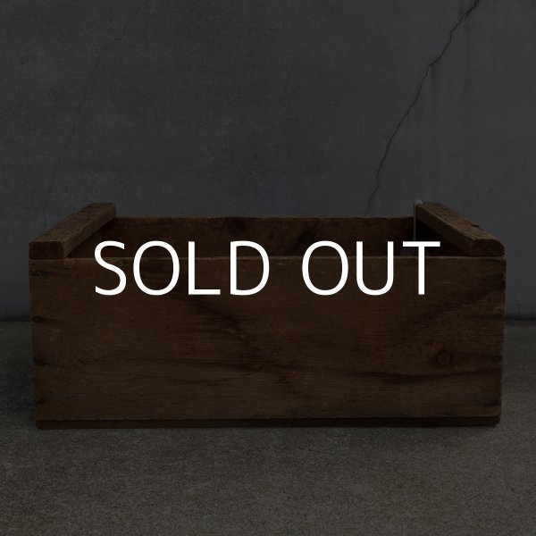 画像3: VINTAGE ANTIQUE WOOD CRATE WOOD BOX LUCKY KNOLL ヴィンテージ アンティーク ウッドボックス 木箱 アメリカ / ディスプレイ 運搬用 収納 店舗什器 USA  (3)