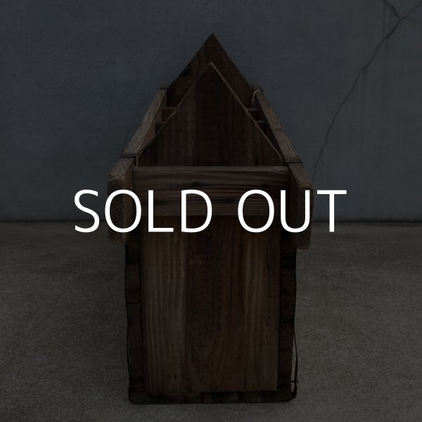 画像4: VINTAGE ANTIQUE WOOD CRATE WOOD BOX DELCO LIGHT BATTERIES ヴィンテージ アンティーク ウッドボックス 木箱 アメリカ / ディスプレイ インダストリアル バッテリー 収納 店舗什器 USA  (4)