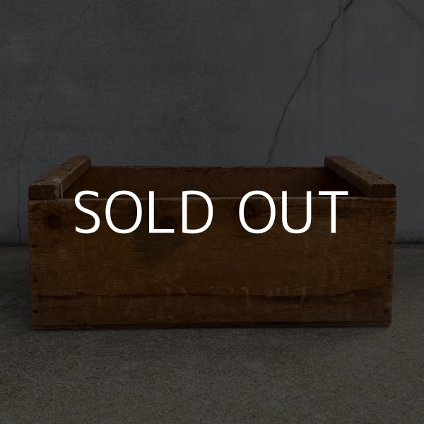 画像2: VINTAGE ANTIQUE WOOD CRATE WOOD BOX LUCKY KNOLL ヴィンテージ アンティーク ウッドボックス 木箱 アメリカ / ディスプレイ 運搬用 収納 店舗什器 USA  (2)