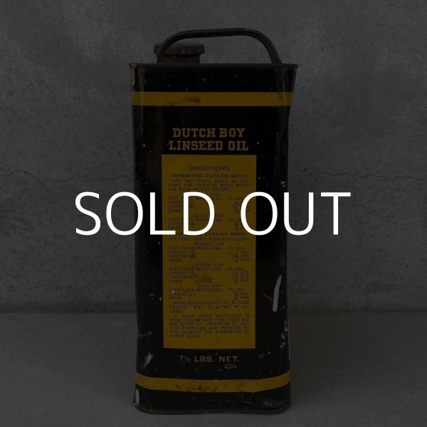 画像5: VINTAGE ANTIQUE DUTCH BOY ヴィンテージ アンティーク ダッチボーイ TIN缶 ペイント缶 アメリカ / インダストリアル ガレージ ディスプレイ コレクタブル USA (5) (5)