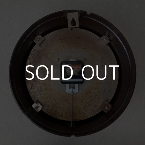 画像2: VINTAGE ANTIQUE GENERAL ELECTRIC TELECHRON WALL CLOCK ヴィンテージ アンティーク ウォールクロック 掛け時計 アメリカ / インダストリアル スクールクロック ダークブラウン 焦げ茶色 小型 店舗什器 USA (2)