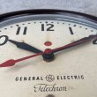 画像7: VINTAGE ANTIQUE GENERAL ELECTRIC TELECHRON WALL CLOCK ヴィンテージ アンティーク ウォールクロック 掛け時計 アメリカ / インダストリアル スクールクロック ダークブラウン 焦げ茶色 小型 店舗什器 USA (7)