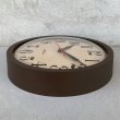 画像6: VINTAGE ANTIQUE SETH THOMAS WALL CLOCK ヴィンテージ アンティーク ウォールクロック 掛け時計 アメリカ / インダストリアル スクールクロック ブラウン 茶色 店舗什器 USA (6)