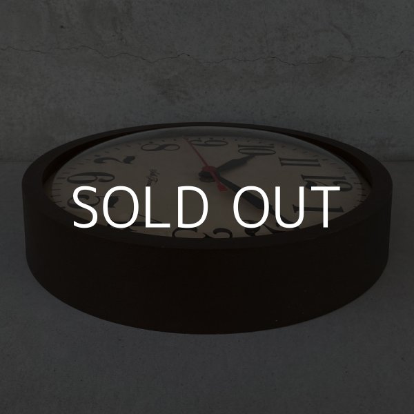 画像6: VINTAGE ANTIQUE SETH THOMAS WALL CLOCK ヴィンテージ アンティーク ウォールクロック 掛け時計 アメリカ / インダストリアル スクールクロック ブラウン 茶色 店舗什器 USA (6)