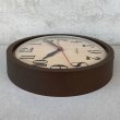 画像5: VINTAGE ANTIQUE SETH THOMAS WALL CLOCK ヴィンテージ アンティーク ウォールクロック 掛け時計 アメリカ / インダストリアル スクールクロック ブラウン 茶色 店舗什器 USA (5)