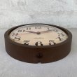 画像3: VINTAGE ANTIQUE SETH THOMAS WALL CLOCK ヴィンテージ アンティーク ウォールクロック 掛け時計 アメリカ / インダストリアル スクールクロック ブラウン 茶色 店舗什器 USA (3)