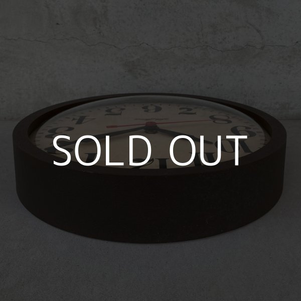 画像4: VINTAGE ANTIQUE SETH THOMAS WALL CLOCK ヴィンテージ アンティーク ウォールクロック 掛け時計 アメリカ / インダストリアル スクールクロック ブラウン 茶色 店舗什器 USA (4)