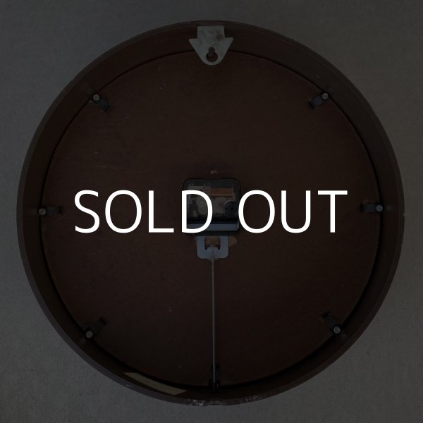 画像2: VINTAGE ANTIQUE SETH THOMAS WALL CLOCK ヴィンテージ アンティーク ウォールクロック 掛け時計 アメリカ / インダストリアル スクールクロック ブラウン 茶色 店舗什器 USA (2)