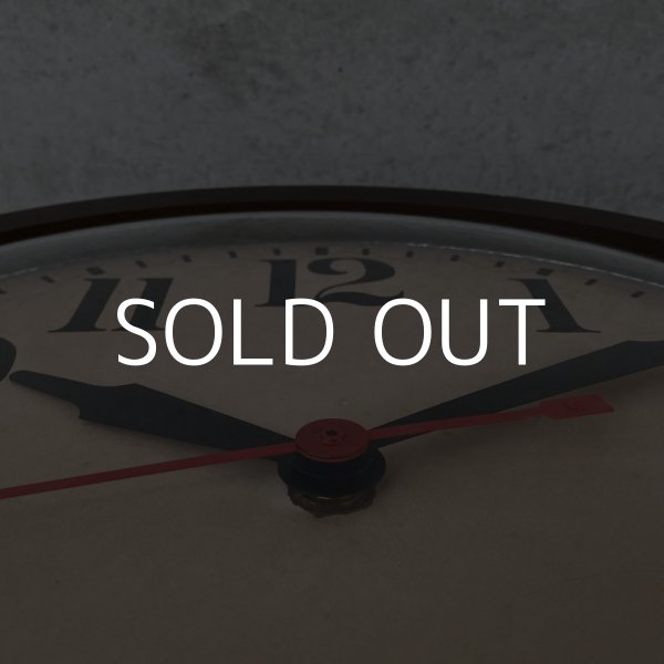 画像7: VINTAGE ANTIQUE SETH THOMAS WALL CLOCK ヴィンテージ アンティーク ウォールクロック 掛け時計 アメリカ / インダストリアル スクールクロック ブラウン 茶色 店舗什器 USA (7)