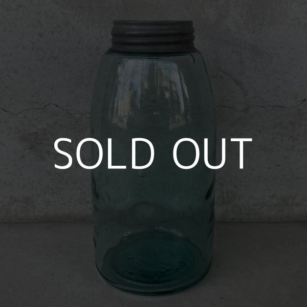 画像4: VINTAGE ANTIQUE BALL MASON JAR ヴィンテージ アンティーク ボール メイソンジャー ガラス瓶 アメリカ / 小物入れ 店舗什器 大 (4)