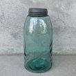 画像1: VINTAGE ANTIQUE BALL MASON JAR ヴィンテージ アンティーク ボール メイソンジャー ガラス瓶 アメリカ / 小物入れ 店舗什器 大 (1)