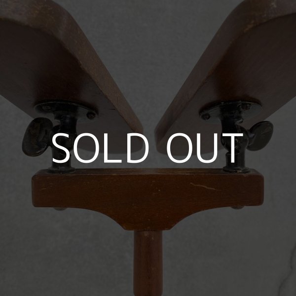 画像6: VINTAGE ANTIQUE SHOE STAND ヴィンテージ アンティーク シューズスタンド アメリカ / 靴立て ディスプレイ ツール ラック ウッド 木製 靴 店舗備品 USA (2) (6)