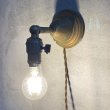 画像8: VINTAGE ANTIQUE LAMP LIGHT WALL LAMP ヴィンテージ アンティーク ライト ウォールランプ ブラケットランプ 照明 アメリカ / 壁付けランプ 真鍮 店舗什器 USA (4) (8)