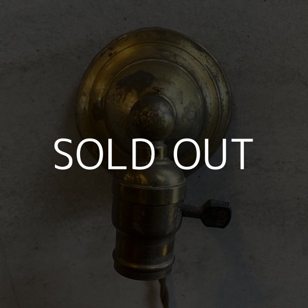 画像4: VINTAGE ANTIQUE LAMP LIGHT WALL LAMP ヴィンテージ アンティーク ライト ウォールランプ ブラケットランプ 照明 アメリカ / 壁付けランプ 真鍮 店舗什器 USA (3) (4)