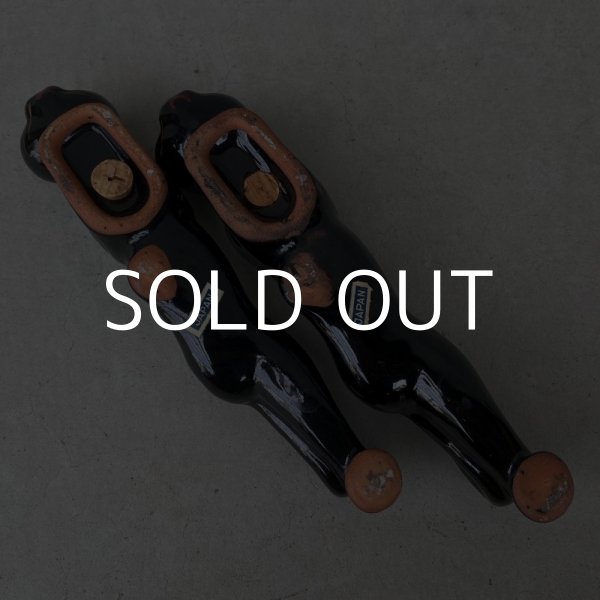 画像7: VINTAGE ANTIQUE SALT&PEPPER CAT ヴィンテージ アンティーク ソルト＆ペッパー 猫 / JAPAN コレクタブル オブジェ ネコ 陶器 塩胡椒入れ 輸出用 日本製 (7)