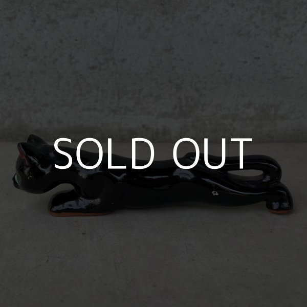 画像3: VINTAGE ANTIQUE SALT&PEPPER CAT ヴィンテージ アンティーク ソルト＆ペッパー 猫 / JAPAN コレクタブル オブジェ ネコ 陶器 塩胡椒入れ 輸出用 日本製 (3)