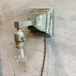 画像1: VINTAGE ANTIQUE LAMP LIGHT WALL LAMP ヴィンテージ アンティーク ライト ウォールランプ ブラケットランプ 照明 アメリカ / 壁付けランプ ニッケル 店舗什器 USA  (1)
