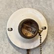 画像3: VINTAGE ANTIQUE LAMP LIGHT WALL LAMP ヴィンテージ アンティーク ライト ウォールランプ ブラケットランプ 照明 アメリカ / 壁付けランプ 陶器 店舗什器 USA  (3)