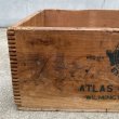 画像8: VINTAGE ANTIQUE ATLAS POWDER CO. WOOD BOX ヴィンテージ アンティーク ウッドボックス 木箱 アメリカ / ケース 収納 店舗什器 USA (3) (8)