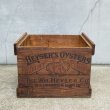 画像1: VINTAGE ANTIQUE THE WM.HEYSER CO. WOODBOX ヴィンテージ アンティーク ウッドボックス 木箱 アメリカ / ケース インテリア 店舗什器 収納 USA (1) (1)