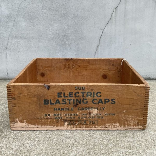 画像4: VINTAGE ANTIQUE ATLAS POWDER CO. WOOD BOX ヴィンテージ アンティーク ウッドボックス 木箱 アメリカ / ケース 収納 店舗什器 USA (3) (4)