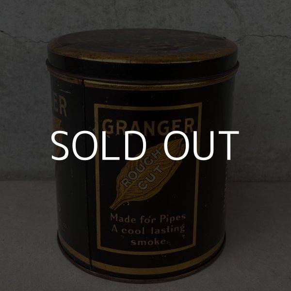画像4: VINTAGE ANTIQUE GRANGER PIPE TOBACCO TIN CAN ヴィンテージ アンティーク 煙草 ティン 缶 アメリカ / アドバタイジング たばこ入れ 小物入れ 収納 雑貨 USA (2) (4)