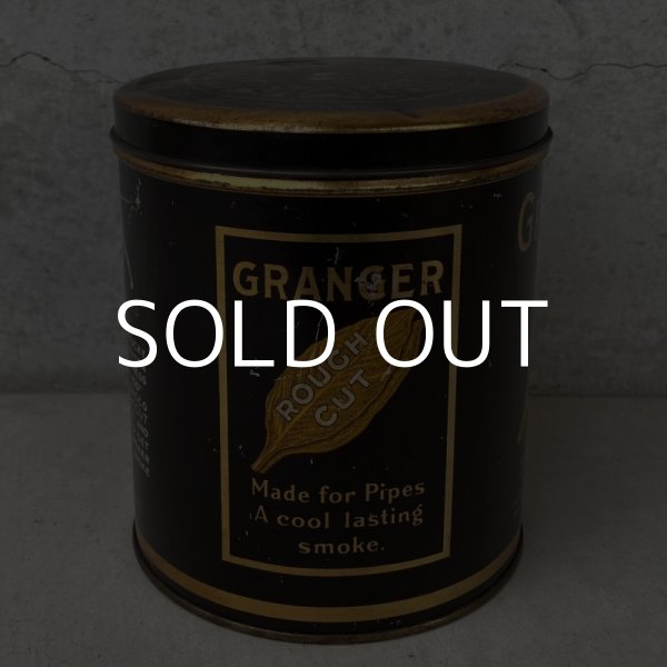 画像3: VINTAGE ANTIQUE GRANGER PIPE TOBACCO TIN CAN ヴィンテージ アンティーク 煙草 ティン 缶 アメリカ / アドバタイジング たばこ入れ 小物入れ 収納 雑貨 USA (2) (3)