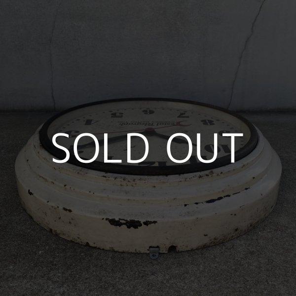 画像4: VINTAGE ANTIQUE  POSTAL TELEGRAH WALL CLOCK ヴィンテージ アンティーク ポスタルテレグラフ ハモンドクロック ウォールクロック 壁掛け時計 アメリカ / インダストリアル 白色 郵便局 店舗什器 USA (4)