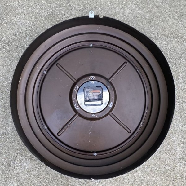 画像2: VINTAGE ANTIQUE POSTAL TELEGRAH WALL CLOCK ヴィンテージ アンティーク ポスタルテレグラフ ハモンドクロック ウォールクロック 壁掛け時計 アメリカ / インダストリアル 郵便局 黒色 店舗什器 USA (2) (2)