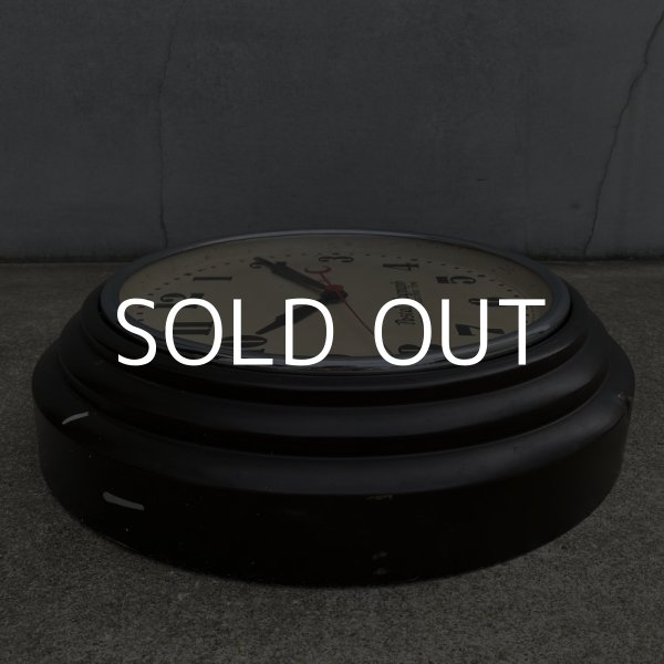 画像5: VINTAGE ANTIQUE POSTAL TELEGRAH WALL CLOCK ヴィンテージ アンティーク ポスタルテレグラフ ハモンドクロック ウォールクロック 壁掛け時計 アメリカ / インダストリアル 郵便局 黒色 店舗什器 USA (1) (5)