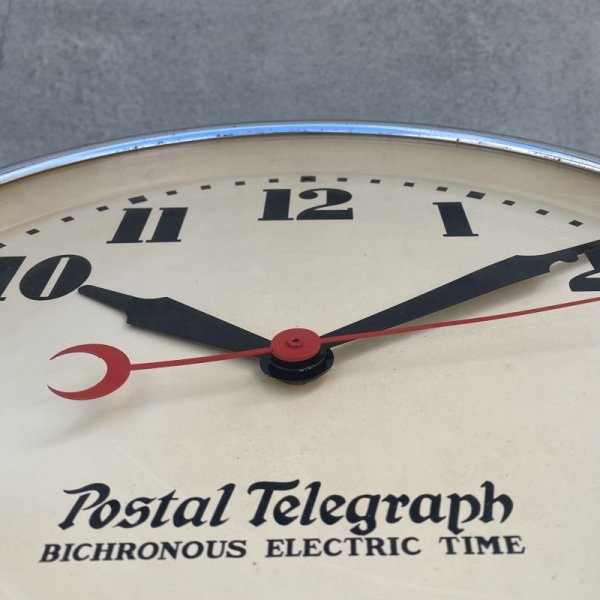 画像7: VINTAGE ANTIQUE POSTAL TELEGRAH WALL CLOCK ヴィンテージ アンティーク ポスタルテレグラフ ハモンドクロック ウォールクロック 壁掛け時計 アメリカ / インダストリアル 郵便局 黒色 店舗什器 USA (2) (7)