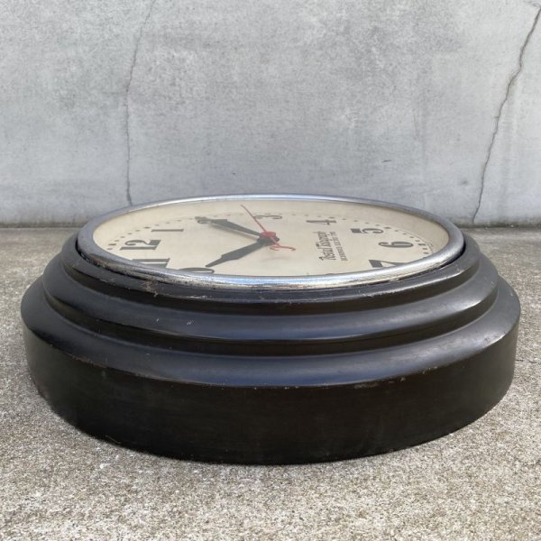 画像5: VINTAGE ANTIQUE POSTAL TELEGRAH WALL CLOCK ヴィンテージ アンティーク ポスタルテレグラフ ハモンドクロック ウォールクロック 壁掛け時計 アメリカ / インダストリアル 郵便局 黒色 店舗什器 USA (2) (5)
