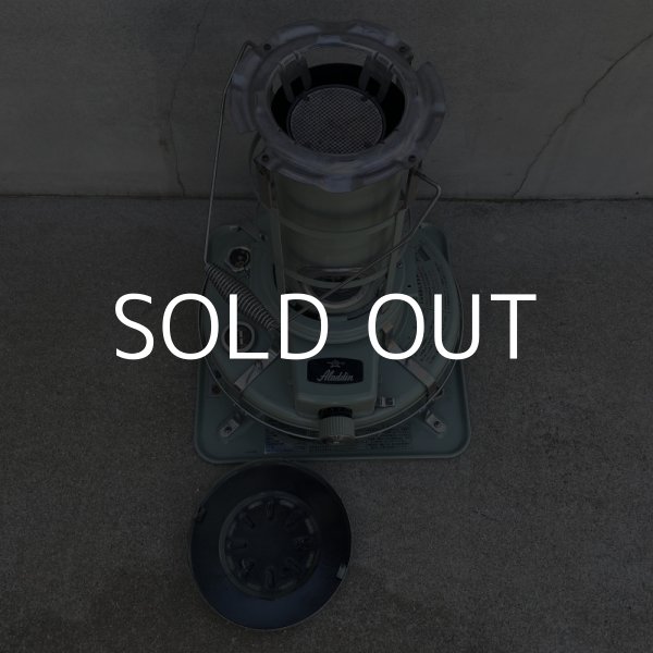 画像9: VINTAGE ALADDIN KEROSINE STOVE 39型 BF3905 ヴィンテージ アラジン ストーブ ブルーフレーム グリーン 石油ストーブ 暖房器具 キャンプ (3) (9)