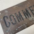 画像5: VINTAGE ANTIQUE PLATE SIGN BORD ヴィンテージ アンティーク プレート 看板 / インダストリアル  インテリア 店舗什器 壁掛け 真鍮 雑貨 (5)