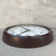 画像5: VINTAGE ANTIQUE GENERAL ELECTRIC WALL CLOCK ヴィンテージ アンティーク ゼネラルエレクトリック ウォールクロック 壁掛け時計 アメリカ / インダストリアル スクールクロック ブラウン 茶色 店舗什器 USA (5)