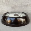 画像6: VINTAGE ANTIQUE GENERAL ELECTRIC WALL CLOCK ヴィンテージ アンティーク ゼネラルエレクトリック ウォールクロック 壁掛け時計 アメリカ / インダストリアル スクールクロック ダークブラウン 店舗什器 小 USA (6)