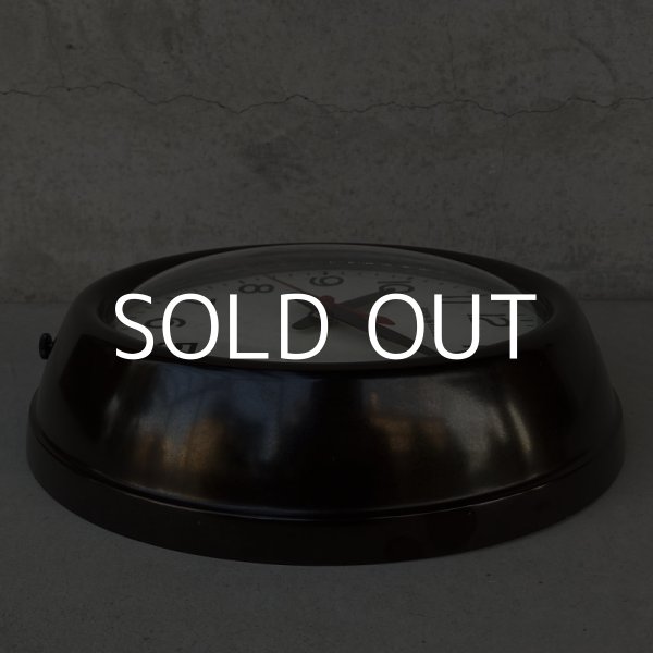 画像6: VINTAGE ANTIQUE GENERAL ELECTRIC WALL CLOCK ヴィンテージ アンティーク ゼネラルエレクトリック ウォールクロック 壁掛け時計 アメリカ / インダストリアル スクールクロック ダークブラウン 店舗什器 小 USA (6)