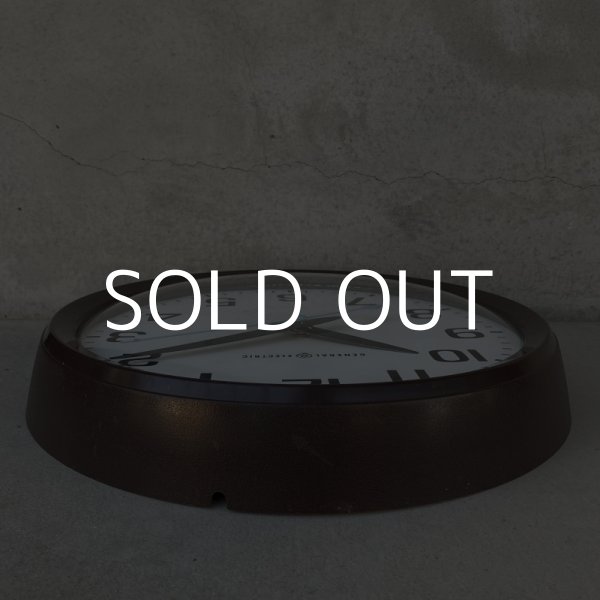 画像4: VINTAGE ANTIQUE GENERAL ELECTRIC WALL CLOCK ヴィンテージ アンティーク ゼネラルエレクトリック ウォールクロック 壁掛け時計 アメリカ / インダストリアル スクールクロック ブラウン 茶色 店舗什器 USA (4)