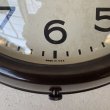 画像8: VINTAGE ANTIQUE GENERAL ELECTRIC WALL CLOCK ヴィンテージ アンティーク ゼネラルエレクトリック ウォールクロック 壁掛け時計 アメリカ / インダストリアル スクールクロック ダークブラウン 店舗什器 小 USA (8)