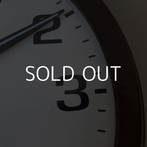 画像9: VINTAGE ANTIQUE GENERAL ELECTRIC WALL CLOCK ヴィンテージ アンティーク ゼネラルエレクトリック ウォールクロック 壁掛け時計 アメリカ / インダストリアル スクールクロック ブラウン 茶色 店舗什器 USA (9)