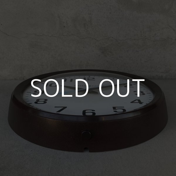 画像3: VINTAGE ANTIQUE GENERAL ELECTRIC WALL CLOCK ヴィンテージ アンティーク ゼネラルエレクトリック ウォールクロック 壁掛け時計 アメリカ / インダストリアル スクールクロック ブラウン 茶色 店舗什器 USA (3)