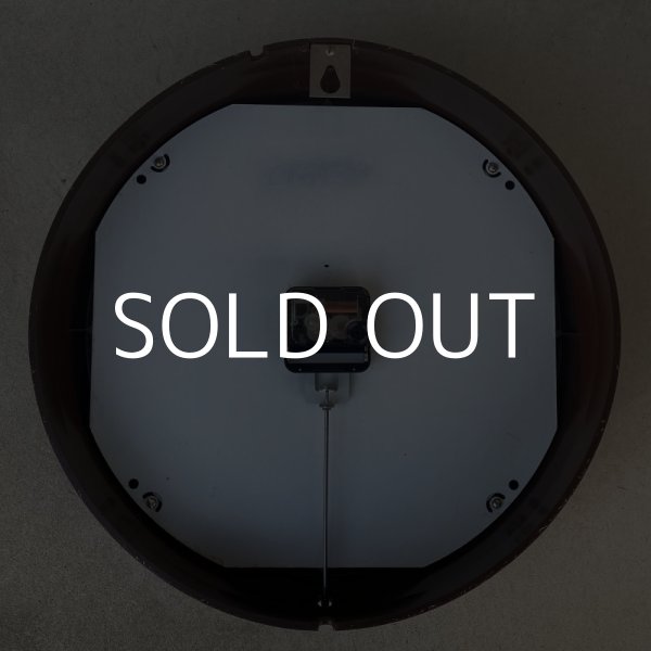 画像2: VINTAGE ANTIQUE GENERAL ELECTRIC WALL CLOCK ヴィンテージ アンティーク ゼネラルエレクトリック ウォールクロック 壁掛け時計 アメリカ / インダストリアル スクールクロック ブラウン 茶色 店舗什器 USA (2)