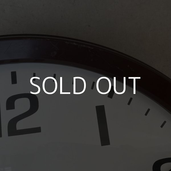 画像8: VINTAGE ANTIQUE GENERAL ELECTRIC WALL CLOCK ヴィンテージ アンティーク ゼネラルエレクトリック ウォールクロック 壁掛け時計 アメリカ / インダストリアル スクールクロック ブラウン 茶色 店舗什器 USA (8)