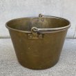 画像4: VINTAGE ANTIQUE BUCKET ヴィンテージ アンティーク バケツ アメリカ / インダストリアル ガーデニング ガレージ キャンプ ブラス 真鍮 USA (4)